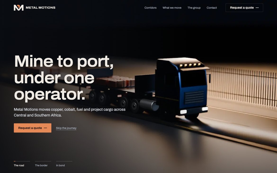 The Metal Motions website